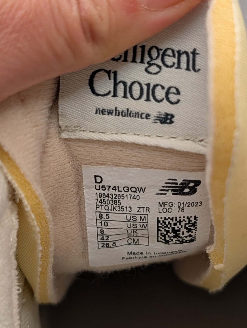New Balance 574 Legacy “The Intelligent Choice” Sneakers - Picture 13 of 15